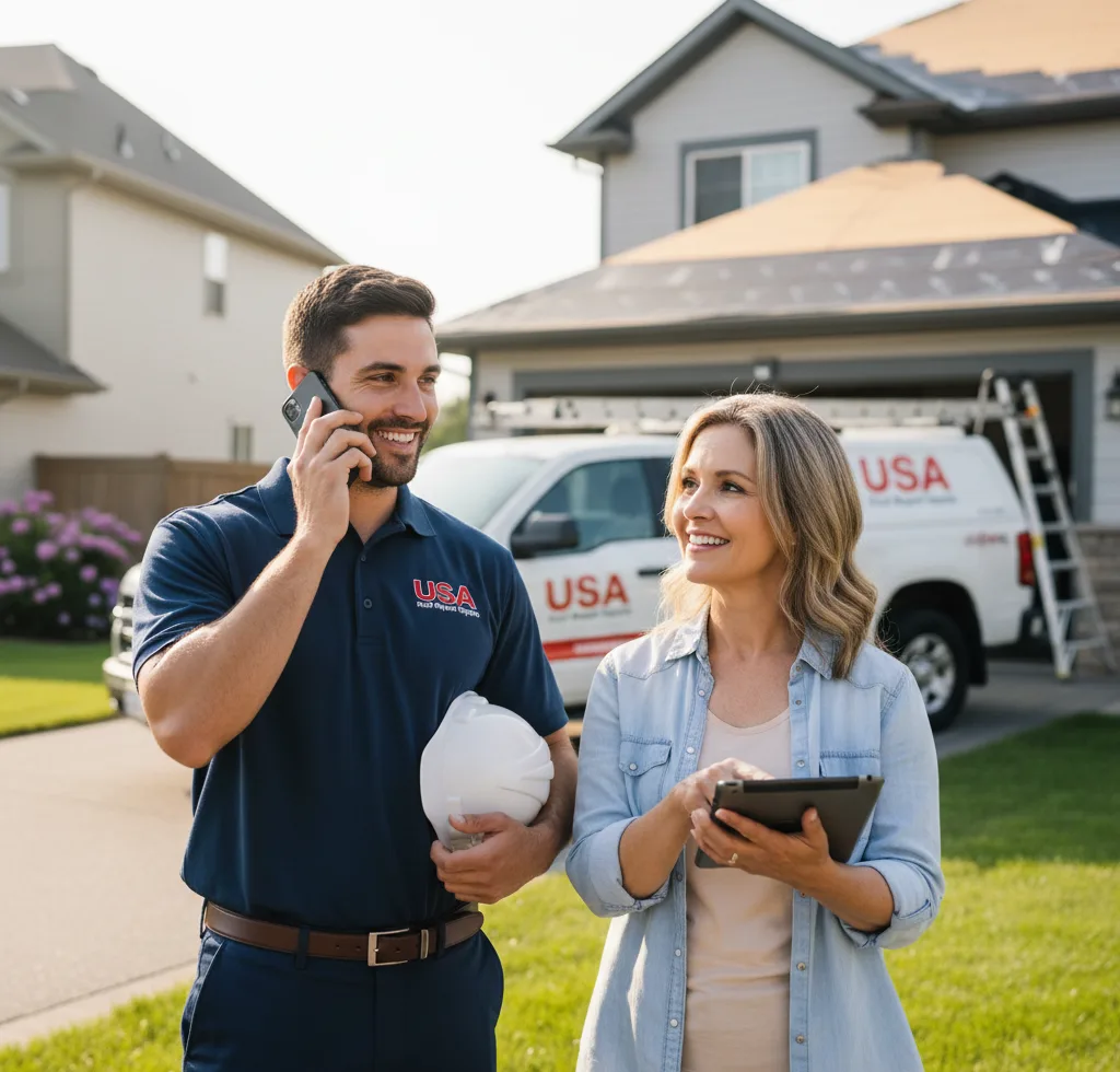 USA Roof Repair Experts customer support in Scotts